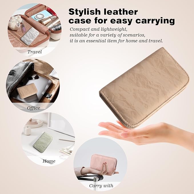 Manicure Pedicure Set, Nail Clipper Set 10-Piece Set Professional Manicure Kit Nail Kit with Portable Brown Travel Case Gift for Men Boyfriend Parent