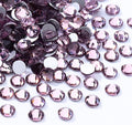 Light Amethyst Flatback Rhinestones, Glass Rhinestones for Nail Art and Craft, Glue Fix, Loose Crystal Gemstones(Lt.Amethyst, SS20, 1440pcs, 4.6-4.8mm)