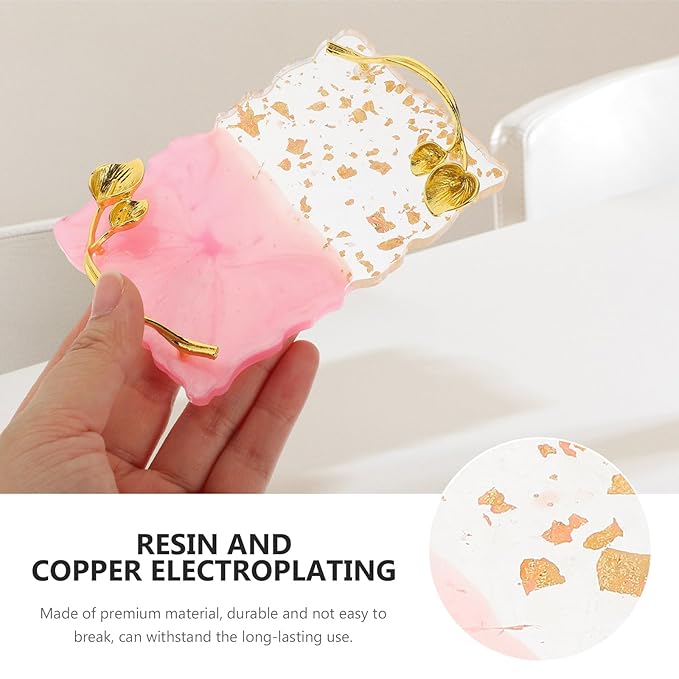 2pcs Nail Art Mixing Palette with Mirror Manicure Color Mixing Tray for Nail Polish Gel Ideal for Nail Art Brushes and Charms Display for Girls