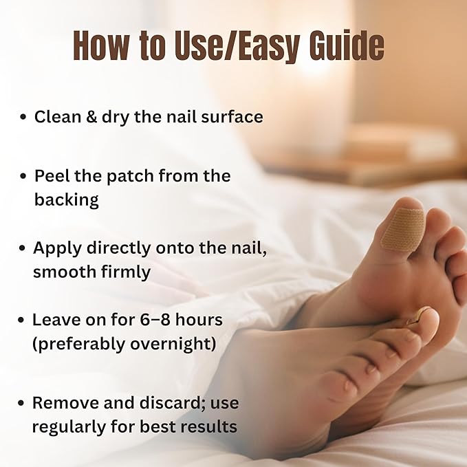 Jaws Podiatry Multi-Purpose Nail Repair Patches, Supports Nail Appearance, Hydrates & Conditions, Overnight 8-Hour Wear, Improves Visible Nail Clarity, Gentle Vegan-Friendly Formula
