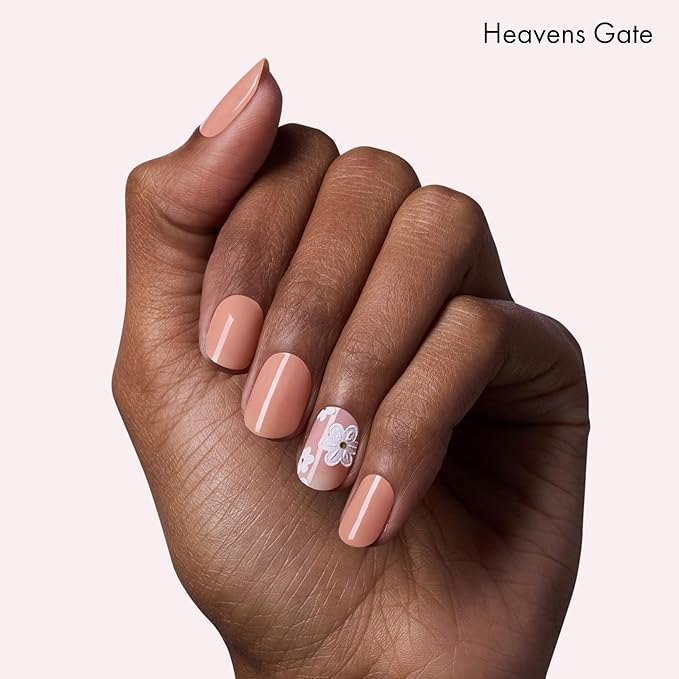 Dashing Diva Gloss Nail Strips Bundle - The Vintage Florals Collection - So Very Victorian & Heavens Gate - UV Free, Chip Resistant, Long Lasting Gel Stickers - Contains 2 Sets
