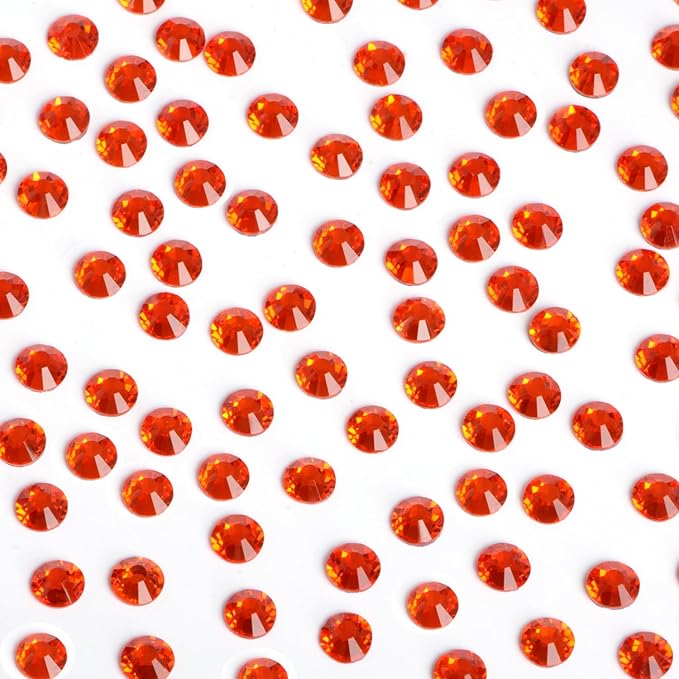 Bymitel Hotfix Crystal Rhinestones Round Gems Iron on DIY Jewelry Making Flat Back for Crafts, Hyacinth, 4.8mm(SS20/1440pcs)