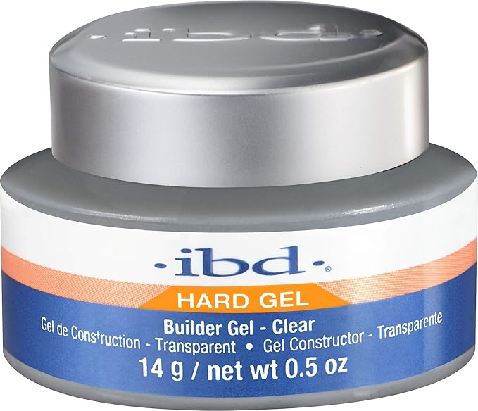 IBD UV Hard Gel Builder Gel, Clear 0.5 oz