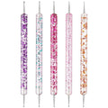5 PCS Nail Dotting Tools Nail Art Tools Kit, Gel Polish Acrylic Nail Tools, Nail Design Tool Nail Dotting Pen for Nail Art