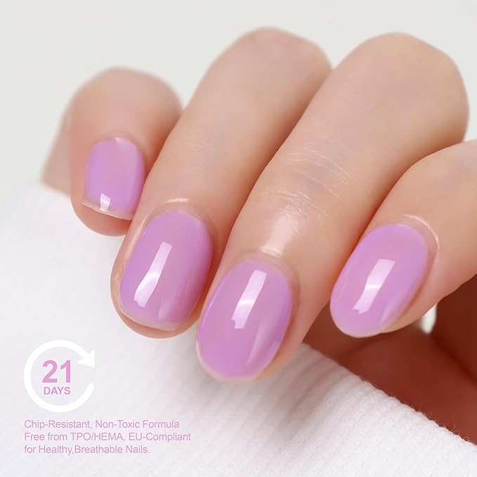 Hema Free Rubber Builder Base Gel, Soak Off Enhancement Hypoallergenic Building Gel for Nail Thickening & Repair UV LED Curing Need, DIY Nail Art Manicure