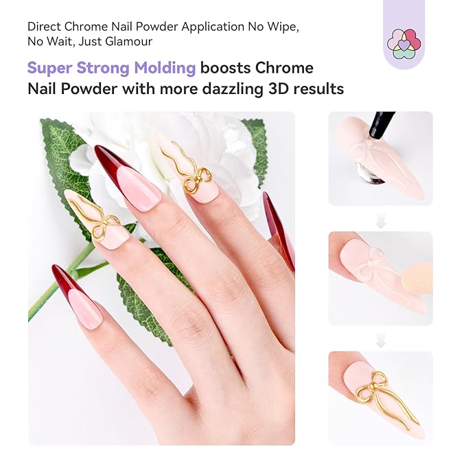 SAVILAND 3D Nail Gel Set: 12 Colors No-Wipe 3D Sculpting Gel for Nail Art Design, Soft Molding Carving Sculpture Gels for Home DIY & Salon Use