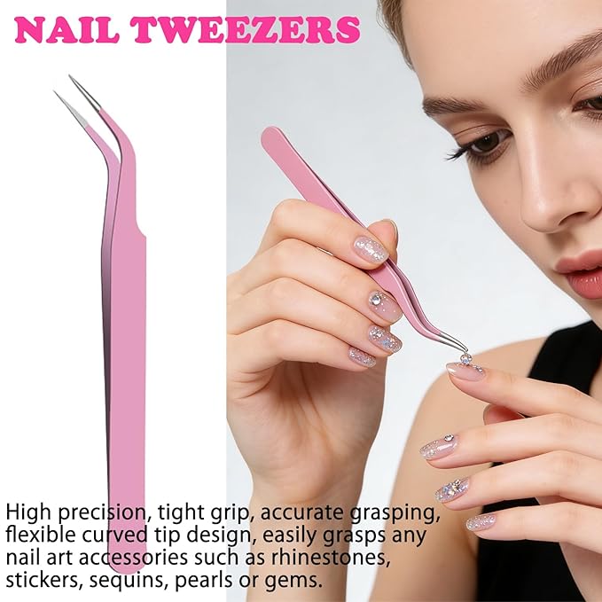 Nail Art Tools Set, Nail Stand, Nail Art Brushes, Nail Dotting Tool and Sculpture Pen, Nail Holder for Press on for Painting Practice, Nail Brushes for Nail Painting, Drawing, Sculpting