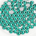 Beadsland Flat Back Crystal Rhinestones Round Gems for Nail Art and Craft Glue Fix, Blue Zircon, 2.3-2.5mm, SS8/1440pcs