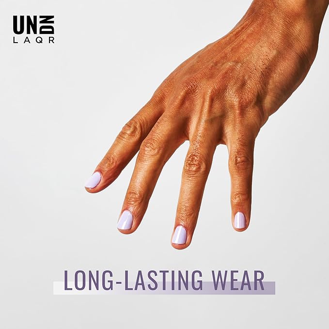 UNDN Vegan Nail Polish - Third Eye - Lavender Purple Nail Polish for Women and Men - Long Lasting, Air Dry, Durable Finish - Cruelty Free - 0.5 oz