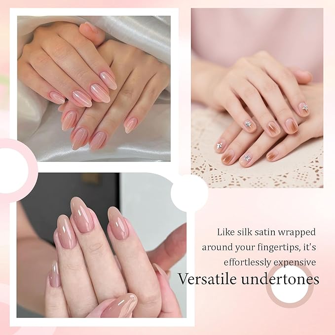 CAMILA ¿ 6pcs 15ml Hema Free Tpo Free Gel Polish Set Light Nude Gel Nail Polish Kit Soak Off Gel Polish Manicure Salon For Women L Set