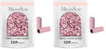 MelodySusie 120 Pcs Nail Drill Bits Small Sanding Bands for 3.1mm Mandrel Bit, 180 Fine Grit Nail File for Acrylic Nails Gel Manicures and Pedicure, Pink (Only Sanding Bands) (Pack of 2)