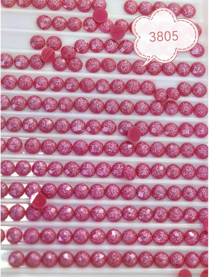 36000PCS Fairy Beads for Diamond Painting, Diamond Painting Accessories, 18 Colors Round Drills for Crafts, Bead Art or Nails Art, 2.8MM