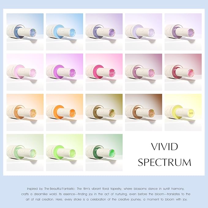 VENALISA V1 Gel Nail Polish Kit of 22 Pcs With Color Display Card Blue Pink Yellow Green Colors Glitter Cat Eye Gel Polish Set Soak Off Salon Nail Art DIY at Home Manicure