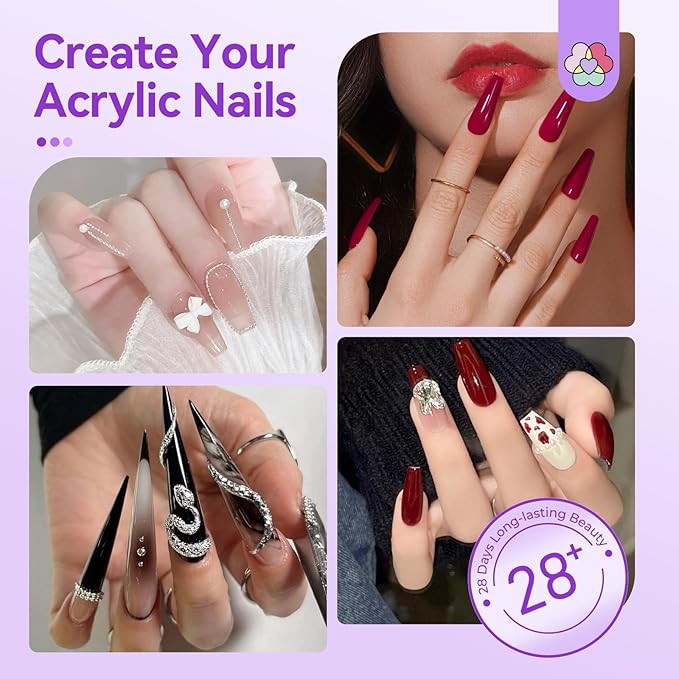 SAVILAND EMA Monomer Acrylic Nail Liquid: 4 fl. oz/120 ml Low Odor Castor Oil Vitamin E Acrylic Liquid Professional Pure EMA Nail Monomer Liquid Nail Tech Salon For DIY Home & Nail Salon Use
