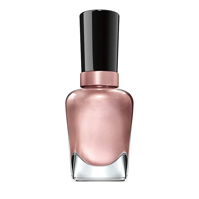 Sally Hansen Miracle Gel Salon Quality Nail Polish | Gel-Like Formula, Two-Step System, No UV Light Needed, Long Lasting | Opaque, Pearlescent | 207 Out of this Pearl | Rose Gold Nail Polish