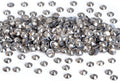 NCB 2880pcs Rhinestones for Crafting, Hotfix Rhinestones Come with Hot Melting Glue, Bright Color & Shining Flatback for Nails, Clothes, Decoration and Handicraft (Black Diamond, SS10 2.8mm)