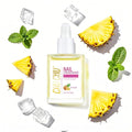 CHUCHU Nail Cuticle Oil Strengthener - Pineapple Scent Repair Growth Moisturizing Treatment - Natural Jojoba Vitamin B & E for Dry Cracked Nails
