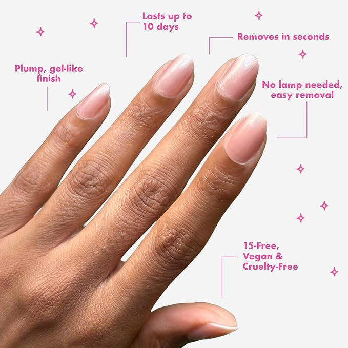 Olive & June Long Lasting Nail Polish | Plump Gel-Like Finish No Lamp Needed | Lasts up to 10 days | Salon-Quality Color at Home | 15-Free, Vegan & Cruelty-Free Chip-Resistant Shine | Cookie Swap