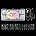 NMKL38 150PCS Dual Nail Forms 15 Sizes Extension Poly Nail Gel Full Cover