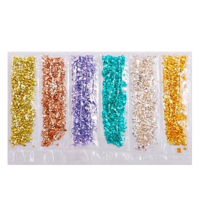 Nail 3D Crushed Stone Colorful Irregular Rock Crystal Glass DIY Piece Gemstones Nail Art Crafts Decoration