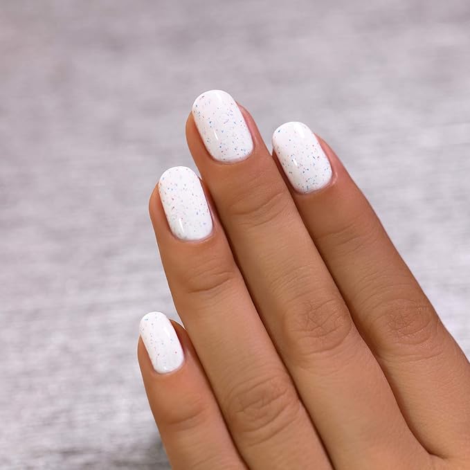 ILNP Liberty - Creamy White Speckled Nail Polish