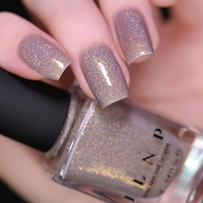ILNP Ring Bearer - Shimmering Taupe Holographic Nail Polish