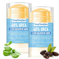 2 PCS Urea Cream 60% with 2% Salicylic Acid Foot & Hand Cream Stick - Repair Balm for Cracked Hands, Elbows, Knees, Feet & Heels, Calluses and Exfoliation, Hydrates & Softens Dry Skin, 1.41*2 oz