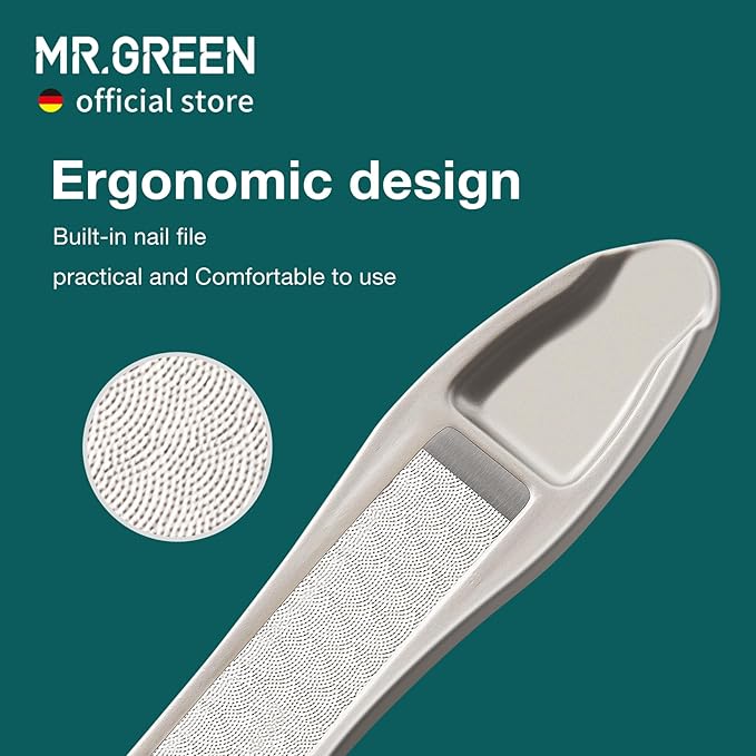 MR.GREEN Nail Clippers Stainless Steel Anti Splash Fingernail Cutter Manicure Tools Bionics Design Pedicure Scissor Nail Trimmer (Nail Clipper (Large))