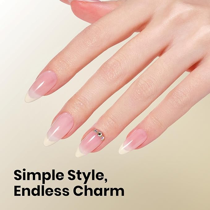 Beetles White Gel Nail Polish - Creamy Hush 15ML/0.51Fl Oz, Hema Free Milky White Gel Polish, Same Color Same Bottle, Soak Off UV LED Lamp French Nails Art, Manicure Salon DIY White Nails