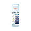 Sally Hansen Salon Effects Perfect Press-On Nails | Coffin Shape | Easy to Apply, Non-Damaging | 30 Nails, Nail Glue, Adhesive Tabs, File | HYP-Nautical
