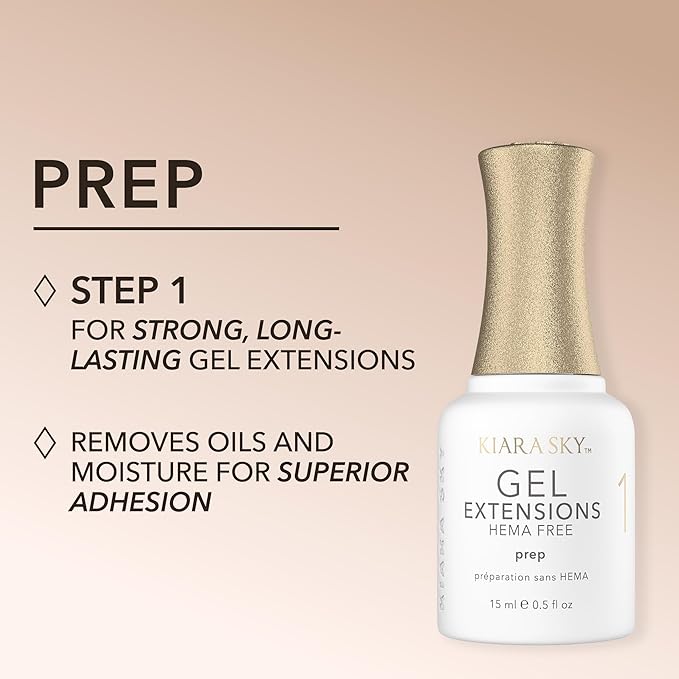 KIARA SKY Gel Extension Essentials Hema-Free Step #1 Prep 0.5 oz