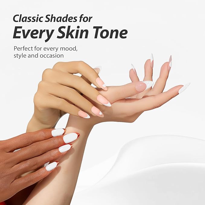 Makartt Ultra-Pigmented White Gel Nail Polish 15ml, One N'Done White Gel Polish One-Coat High-Gloss Ceramic Shine, Salon-Grade UV Nail Art Manicure DIY Salon Home