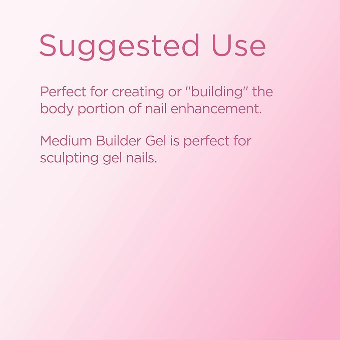 Young Nails Synergy Gel System, Building Gel - Hard Builder Gel, Superior Adhesion & Strength, Structured Nail Gel Builder - Build Gel, Clear, 60g