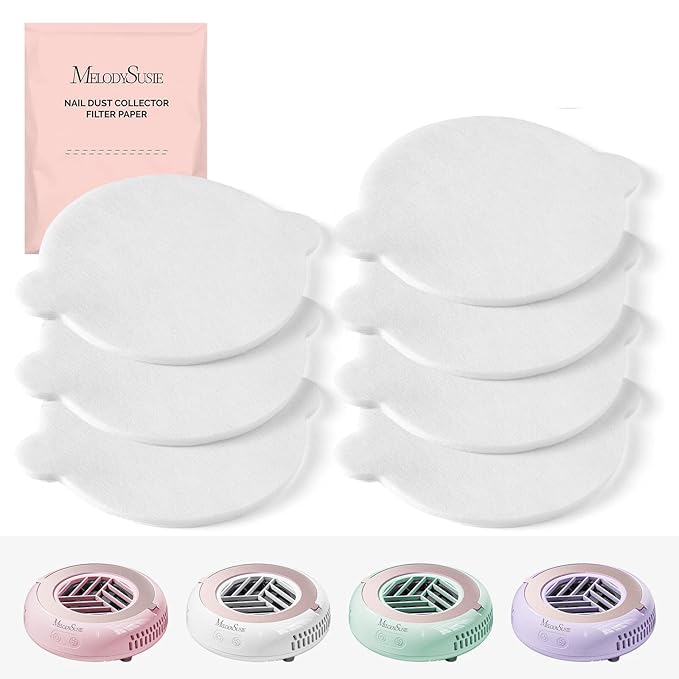 MelodySusie 210Pcs Disposable Filter Papers for HProA Nail Dust Collector