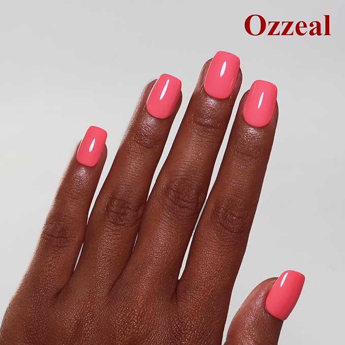 Gel Polish, 0.5 Fl Oz Pink Peach Nail Gel Polish Spring Summer Art Starter Manicure Salon DIY Soak off UV LED Design