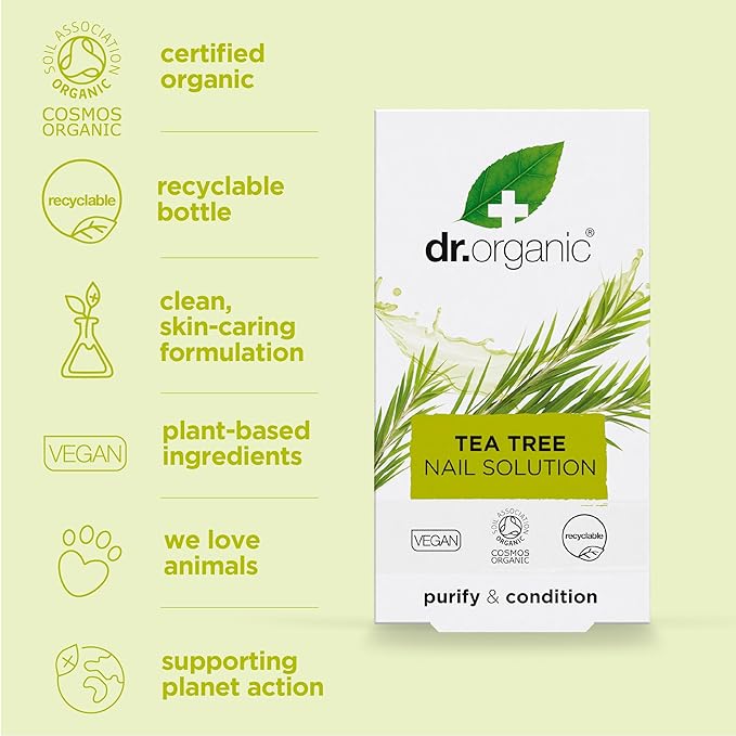 Organic Doctor Tea Tree Nail Solution, 0.34 Fluid Ounce