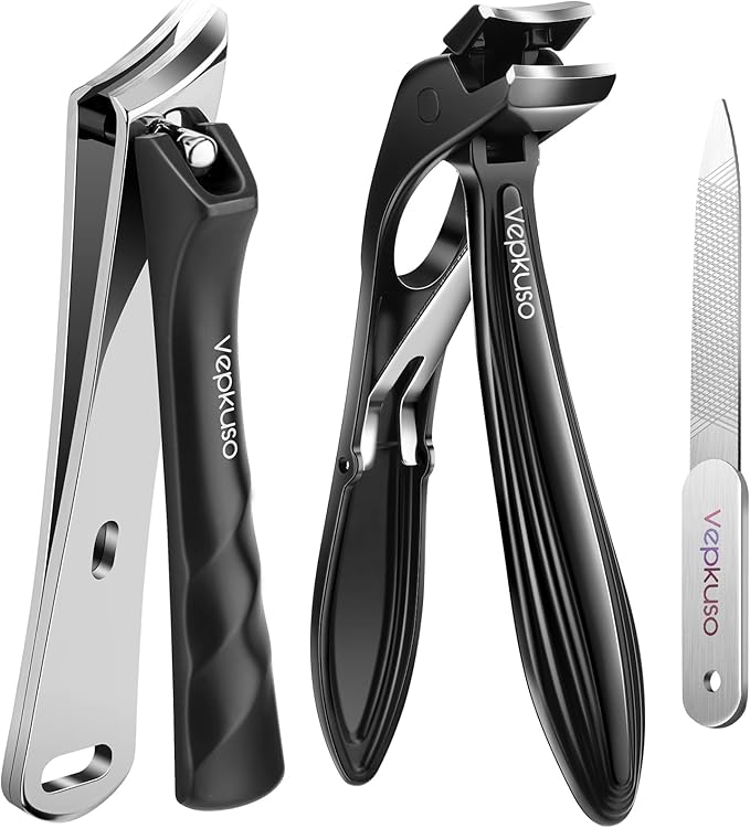 Nail Clippers&Toenail Clippers for Thick Nails for Seniors | Toe Nail Clippers Set for Ingrown Nails for Men | Manicure Kit &Nail Cutter for Women, Gift Idea