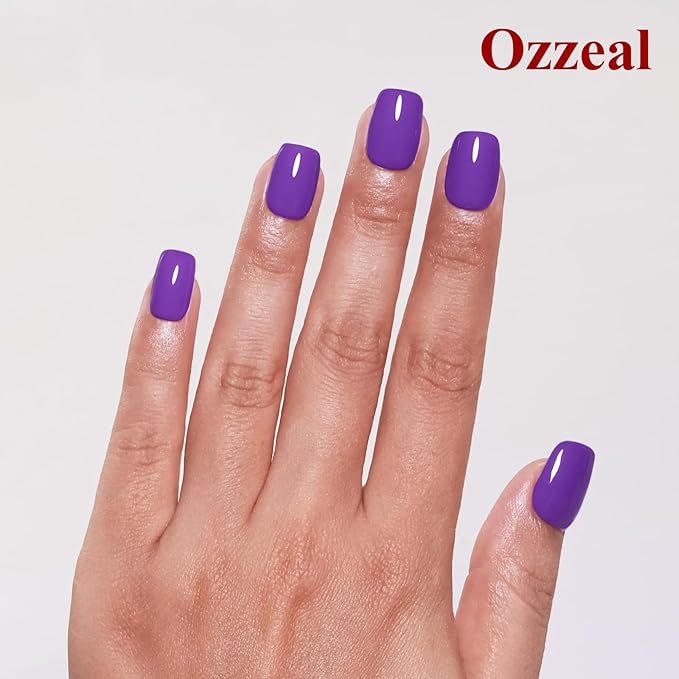 Gel Polish, 0.5 Fl Oz Purple Lavender Nail Gel Polish Spring Summer Art Starter Manicure Salon DIY Soak off UV LED Design
