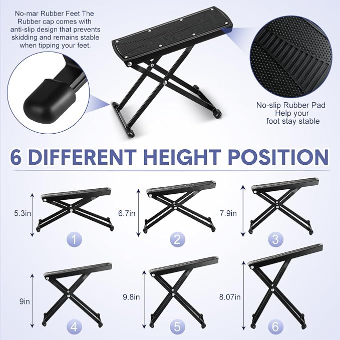 Gisafai 27 Pcs Pedicure Kit Professional Pedicure Tools Pedicure Foot Rest Foot Scrubber Dead Skin Remover Non Slip Pedicure Stand Foot Care Kit for Home Salon Care Men Women Foot Callus Remover