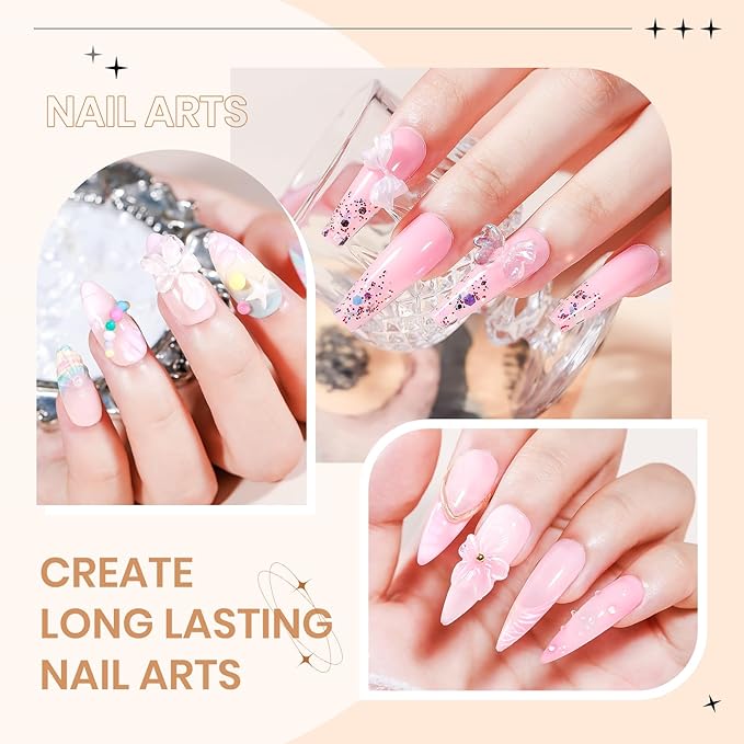 3d Gel Nail Art Sculpture Non Stick Hand Molding Gel for Nails Multifunctional Solid Builder Gels for Extension Carving Sculpting Beauty Charms for Beignner and Salon DIY