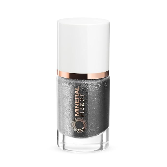 Mineral Fusion Nail Polish, Gray/Grey, Silver Lining Silver Lining 0.33 Fl Oz (Pack of 1)