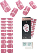Cat Eye-Inspired 20pcs Semi Cured Gel Nail Strips - Salon-Grade DIY Wraps with Glaze Texture, Easy Application, UV Light Required for Stylish Nails