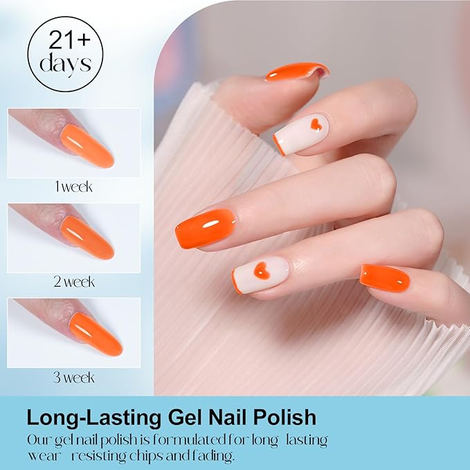 ADHERE 12 Colors Gel Nail Polish Set,12 ML Candy Colors UV Gel Polish Gel Nail Kit, Nude Pink Green Blue Purple Yellow Gel Nail Gifts for Women Girl DIY Salon Home Manicure