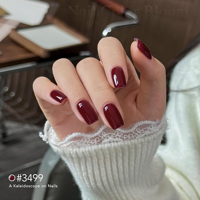 GAOY 60 Pcs Gel Nail Polish Set, 55 Colors All Season Gel Polish Kit Red Nude Black White Burgandy with 5 Pcs Soak off Base Glossy Matte Glitter Top Coat & Builder for Nail Art DIY Manicure at Home