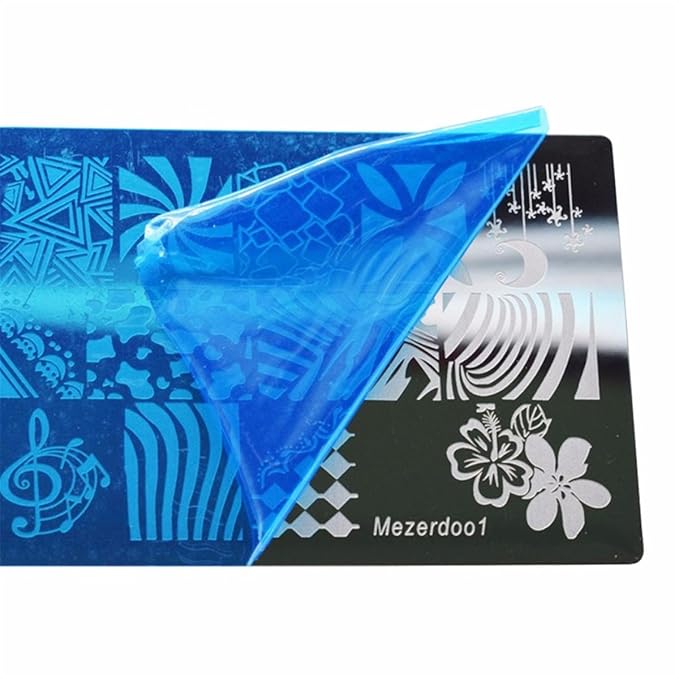 Mezerdoo 11Pcs New Stamp Polish Steel Sailors &Sea Sailing Theme Nail Art Template