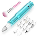 Subay Electric Nail Drill Set, 25000 RPM Professional Manicure Pedicure Kit for Feet Hands Thick Nail Cuticle, 11 in 1 Nail Care Trimmer Buffer E File for Women Men Baby Pets, Green