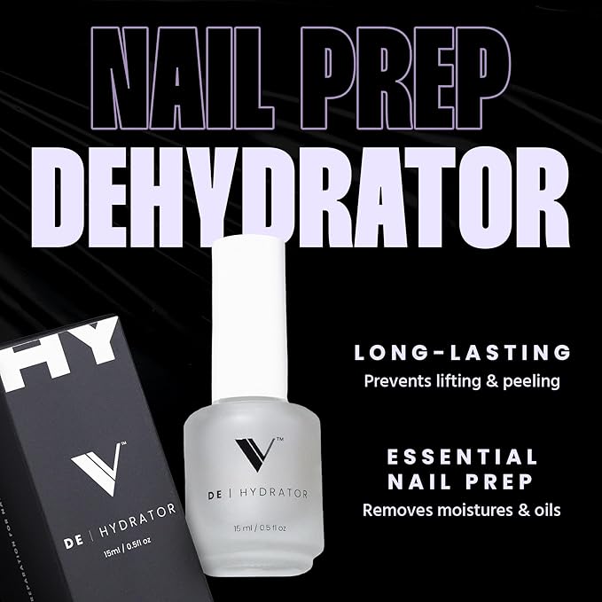 V Beauty Pure Nail Dehydrator & Super Bond Nail Primer Bundle – 15 ml Each