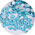 1440 Pcs SS20 5mm Flatback Rhinestones for Nails Art Crafts Glitter Round Gems Crystals DIY Clothes Shoes（Crystal Blue)