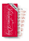 ohora Semi Cured Gel Nail Strips (N Mini Heart) - Salon-Quality Valentines Nails, Works with Any Lamps, Long Lasting, Easy to Apply & Remove, Chip Resistant