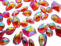 300pcs Mixed Shape Size deep Blue Crystal sew on Rhinestones Acryl Loose Beads Hand Sewing Strass